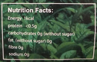 Ndawara Highland Tea - Tableau nutritionnel - en
